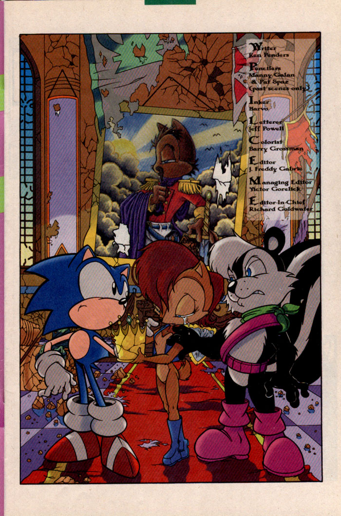 Sonic - Archie Adventure Series February 1997 Page 1